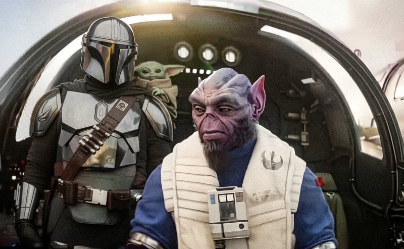 Disney показала новые кадры из фильма "Мандалорец и Грогу"