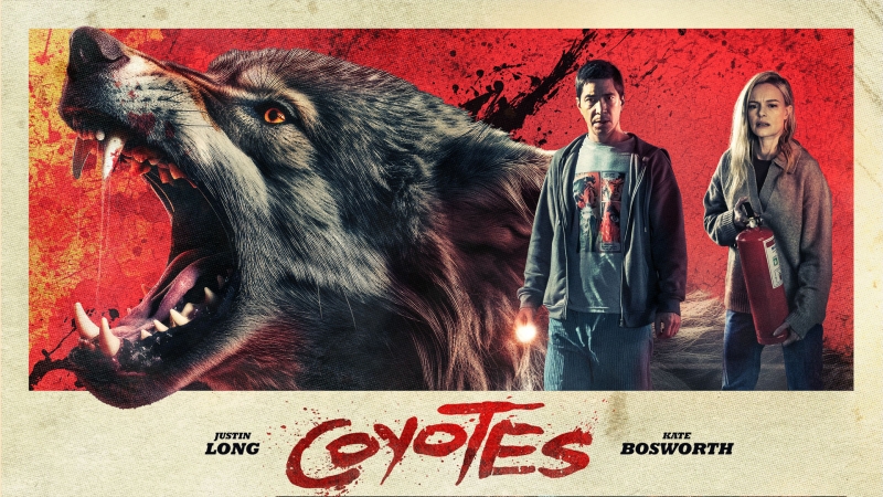 Джастин Лонг, Кейт Босворт и койот на новом постере "Ночи койота"